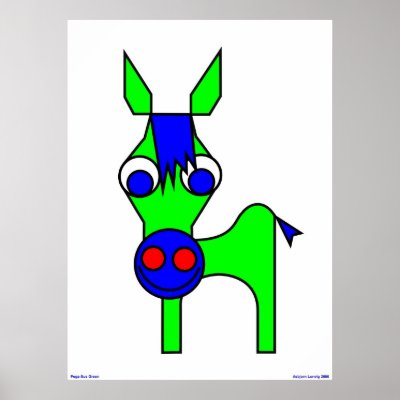 Little Claus and Big Claus - Green Horse Posters by lonvig