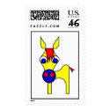 Little Claus and Big Claus - Yellow Horse postage