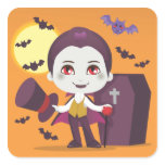 Little Count Dracula Stickers