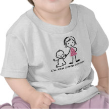 Little Cousin Stick Figure t-shirts