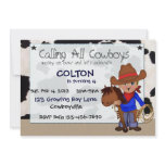 Little Cowboys Custom Invitations