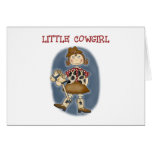 Little Cowgirl Card