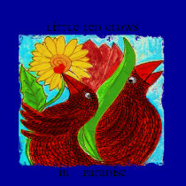 LITTLE CROWS IN PARADISE t-shirts