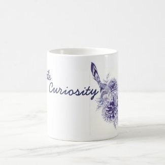 Little Curiosity Blue Bird and Peony Mug