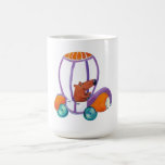 Little Cute Guy in Cute Car Mugs