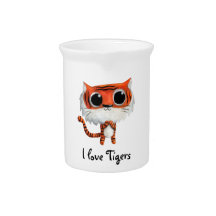 Little Cute Tiger Drink Pitcher