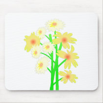 Little Daisy Bouquet mousepads