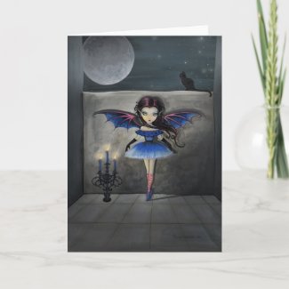 Little Dancer Gothic Vampire Fairy Card card