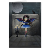 Little Dancer Gothic Vampire Fairy Card
