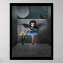 Little Dancer Gothic Vampire Fairy Poster print