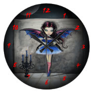 Little Dancer Vampire Gothic Art Clock