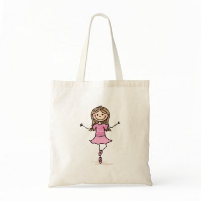 Girls Dance Bags on Little Dancing Girl Canvas Bag From Zazzle Com