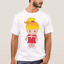Little Danish Girl t-shirts by Maria_K_Bell Little Danish Girl t-shirts