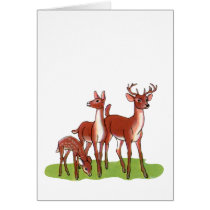 Little Deer Family Cards