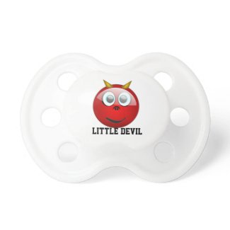 Little devil baby pacifiers