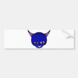 Little Devil Cartoon Head Face Horns Graphic Ympe Bumper Sticker