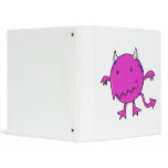 little devil inside hot pink vinyl binders
