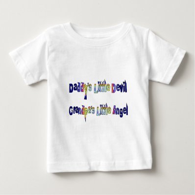 Little devil little angel tee shirt