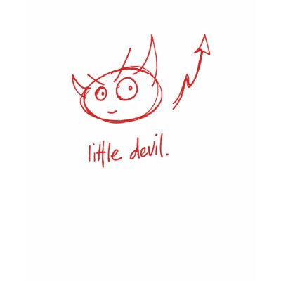 Little Devil Red Shirt by kabloo20