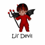 Little Devil Sculpture Photo Cut Outs