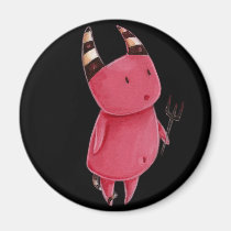 Little devils - Devils dance art magnets