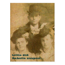 Little did Babette suspect... Postcard