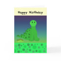 Little Dinosaur Birthday cards