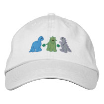 Little Dinosaurs embroidered hats