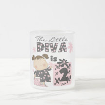 Little Diva 2nd Birthday Tshirts and Gifts Mug