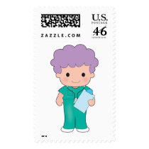 Little Doctor Boy postage by Maria_K_Bell Little Doctor Boy postage