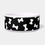 Little Dog Bones Tuexdo Pooch Dog Water Bowl