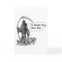Little Dog GRIM GREETING CARD