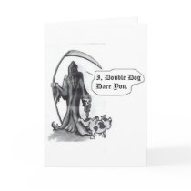 Little Dog GRIM GREETING CARD
