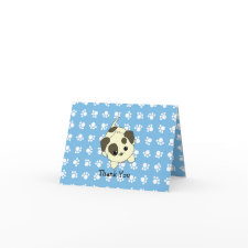Little Dog Thank You card