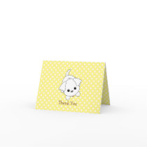 Little Dog Thank You cards by candystore Little Dog Thank You cards