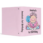 Little Doll 1st Birthday Keepsake Binder