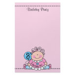 Little Doll 3rd Birthday Personalized Stationery