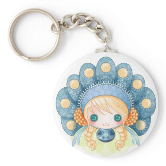 Little Dollie Russian zazzle_keychain