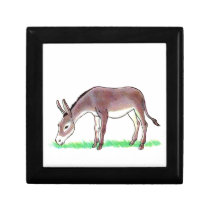 Little Donkey Keepsake Boxes