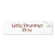 Little Drummer Boy bumper stickers