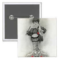 Little Drummer boy Button buttons
