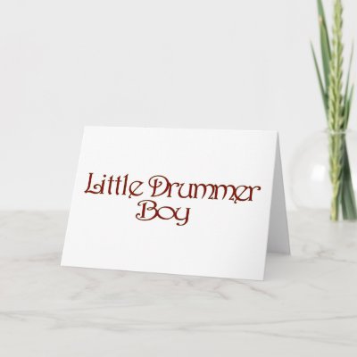 Little Drummer Boy cards