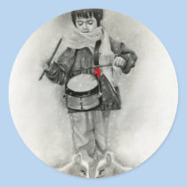 Little drummer boy Sticker stickers