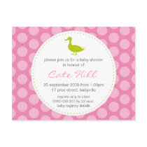 Little Duck Baby Shower Invitation postcards