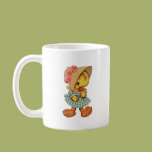 Little Duck in Dress and Bonnet Coffee Mug