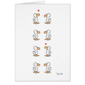 LITTLE DUCKS Valentines by Boynton Greeting Card