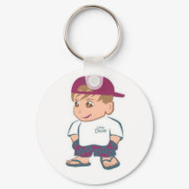 Little Dude Keychain by littledudecorp Little Dude Keychain