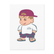 Little Dude Postcard by littledudecorp Little Dude Postcard