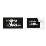 Little Dude Trailer Co. Black &amp; White  Stickers Bumper Stickers