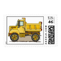 Little Dump Truck Postage Stamp